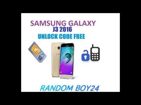 Samsung j3 6 unlock code free